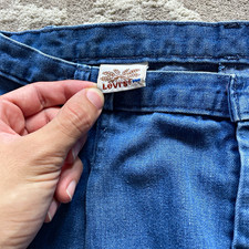 70s True Vintage Levi’s wheat ears mom jeans picture