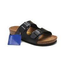 Arizona Cork Soft Footbed Suede Leather Buckle Sandals Slide Mules Unisex Shoes picture