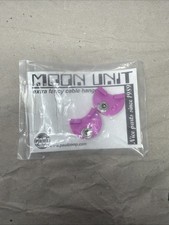 Vintage PAUL MOON UUNITS BRAKE CABLE HANGERS Original version Pink Purple picture