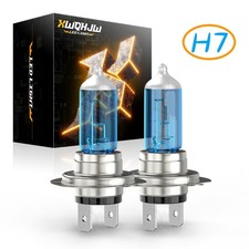 2x Super Bright H7 Halogen Headlight Bulbs Conversion Kit High / Low Beam White picture