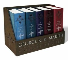 A Game of Thrones / A Clash of - Leather Bound, by Martin George R. - Very Good picture