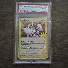2021 POKEMON CELEBRATIONS #022 LUGIA PSA 8 picture