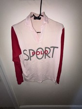 Vintage Polo Ralph Lauren 1991 Polo Sport Rugby Green Tag Large picture