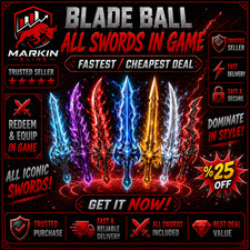 BLADE BALL | 🔥 ALL SWORDS IN GAME [%25 OFF] 🔥| FASTEST / CHEAPEST DEAL | BB ✅ picture