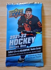 NHL HOCKEY-2021/22 Upper Deck Series One-NEW/SEALED-8 Card Blaster Pack picture