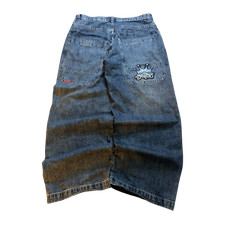 JNCO Crown Wide Leg Jeans Size 38 Vintage Y2K Denim Baggy picture