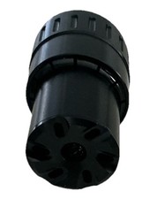 9mm 1/2x28 TPI Black Anodized Muzzle Brake Compensator picture