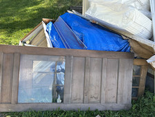 Building Materials Lot Mixed Items for sale around & behind my storage building picture