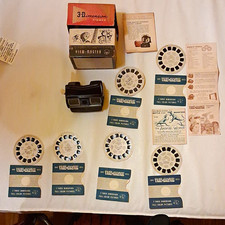 View-Master Model E 3-D Viewer w/ Reels & Booklets, The Animal World (1950) picture