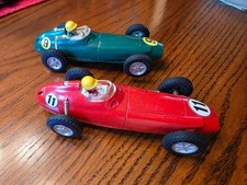 Triang Scalextric Slot Cars Two 1/32 Scale Scalextric BRM Cars Number 11 and 9  picture