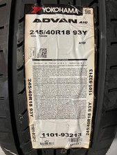 2 New 245 40 18 Yokohama Advan A10F Summer Tires picture