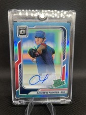 Andrew Painter Donruss Optic Teal Auto /49 #188  picture