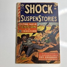 Shock SuspenStories #9 Pre-Code Horror Golden Age Vintage EC Comic 1953 GD+ picture