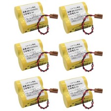 6 Pack - New BR-CCF2TH (A98l-0001-0902) BR-C 6V 5000mAh Fanuc Battery picture