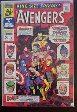 The Avengers Annual #1 VG (Marvel Comics September 1967) picture