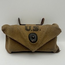 Vintage 1942 WWII US Army First Aid Carlisle Model Packet Pouch J.S. & S. Co. picture