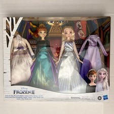 NEW Disney Frozen II Anna & Elsa Royal Fashion Dolls with 2 Outfits picture