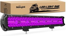 Nilight 20 Inch LED Light Bar Triple Row 420W Flood Spot Combo Off Road 8 kinds picture