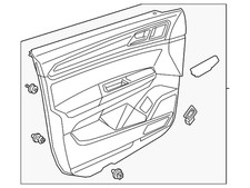 2021-2023 Volkswagen Atlas Cross Sport Door Interior Trim 3CN867012AAZZP OEM picture
