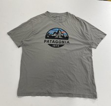 Patagonia Men's Fitz Roy Scope Organic T-Shirt Size Large Regular Short Sleeve picture