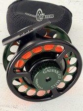 **BEAUTIFUL** 🔥 GALVAN RUSH R-8 Black & Green Fly Reel🔥 picture