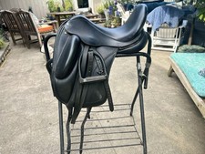 Custom Saddelry dressage saddle Wolfgang Solo 2020 17” picture