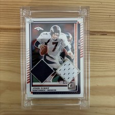 Jersey Fusion Blast Pack John Elway dual patch Broncos NFL  1 Pack 1 Card 40/50 picture
