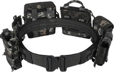 BOMTURN Tactical Battle Belt with Pouches Accessories Law Enforcement Duty Comba picture