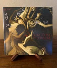 Die Spitz Something To Consume Fully Autographed Gatefold Gold Vinyl LP TMR picture