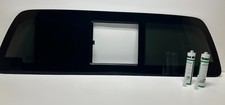 Fits 2008-2016 Ford F250 F350 Back Glass Manual Sliding Window NonHeat Flush Fit picture