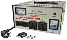 Simran 2000 W Voltage Converter Stabilizer 110 220 Transformer Regulator AR2000 picture