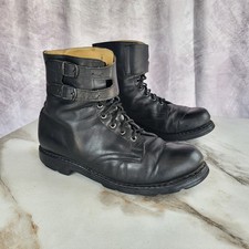 Vintage Austrian 1997 Heeres Eigentum Steinkogler Double-Buckle Boots Size 46 picture