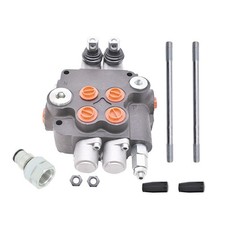 LABLT 2 Spool 21 GPM Hydraulic Control Valve Double Acting SAE with conversion picture