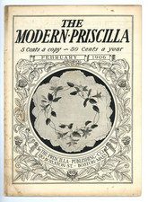 Modern Priscilla Magazine Feb 1906 GD picture