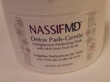 Nassif MD Dermaceuticals AHA Detox 60 Pads Gentle Complexion Factory Sealed NEW picture