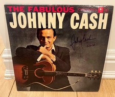 Johnny Cash Album Signed The Fabulous Johnny Cash picture