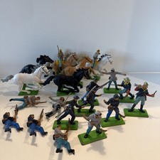 Vintage Civil War Britains Deetail Figures 1971 Lot of 19 *READ* Old Toy Antique picture