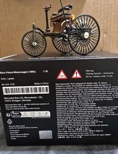 Norev 1:18 Mercedes Benz 1886 Patent-Motorwagen Dealer Edition Diecast B66041415 picture