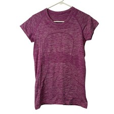 Lululemon Swiftly Tech 2.0 Short Sleeve Women 8 Purple Heather Active Top picture