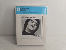 SEALED Johnny Mathis , Mathis Is , 8 Track Tape , 1977 CBS Inc. - MINT picture