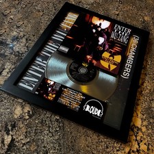 Wu Tang Clan ( Enter The Wu-Tang ) Platinum Music Award Vinyl LP Record CD picture