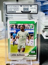 2024-25 Donruss Julian Quinones Rookie #44 GMG Graded 10 Gem Mint 💎 Mexico RC  picture