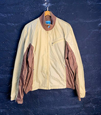 Vintage 90s Diesel Archive Full Zip Track Jacket Beige Brown Size XL Y2K picture