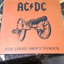AC/DC For Those About to Rock Vinyl LP Atlantic 1981 SD 11111 picture