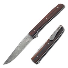 Boker Plus Urban Trapper Cocobolo Damast Damascus Folding Knife 01BO176DAM picture