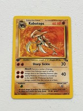 Pokemon Kabutops Fossil 24/62 1st Edition Non-Holo Card picture