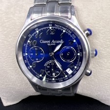 Gianni Accardi Milano GA Chronograph 6.25” Wrist Watch New Battery picture