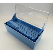 Blue* Germicide Tray for the Cold Sterilization of Dental, Tattoo, Medical tools picture