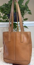 Vintage Coach Hampton Lunch Tote 7776 – Camel Glove-Tanned Leather picture