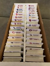 (30) TALL Sports Card Dividers With (30) FREE Customized MLB Logo Labels picture
